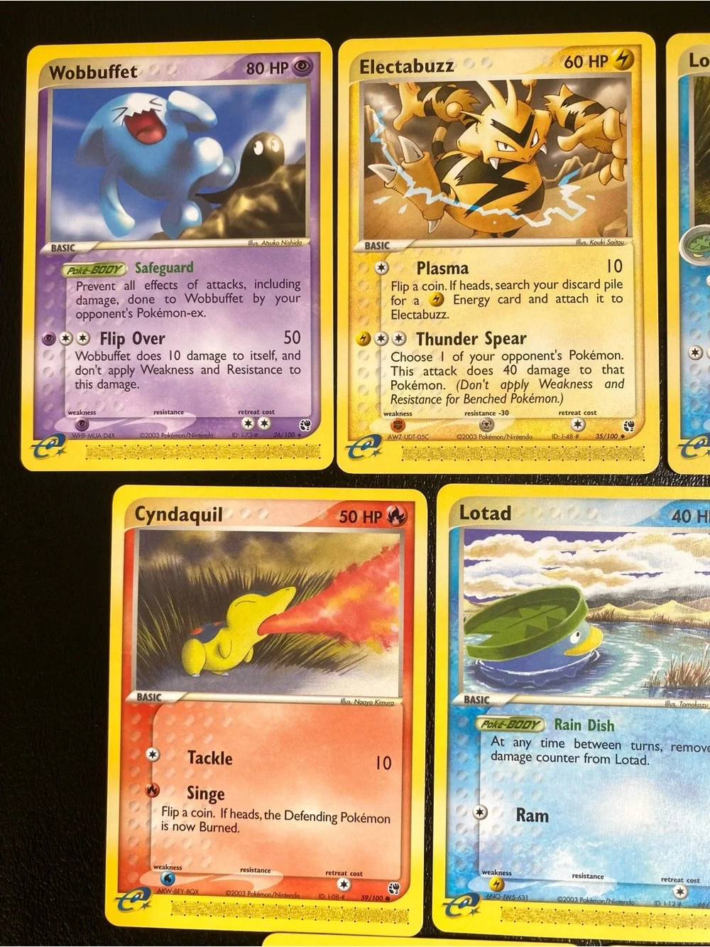 Pokémon Vintage Cards Bundle from Set 100 - Qty 9